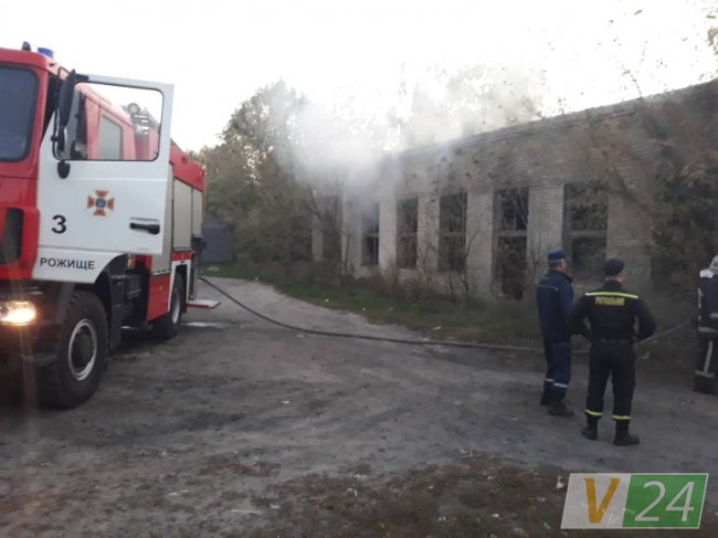 У місті на Волині горіла котельня. ФОТО