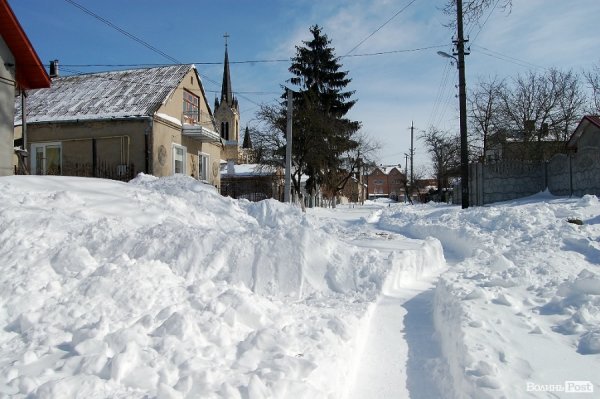 Луцьк після снігопаду. ФОТО