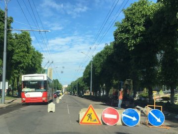 Маршруткам повністю заборонили їздити проспектом Волі у Луцьку