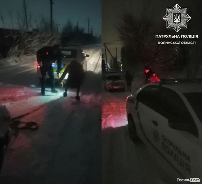 У Луцьку патрульні допомогли водієві, у якого серед дороги зламався автомобіль