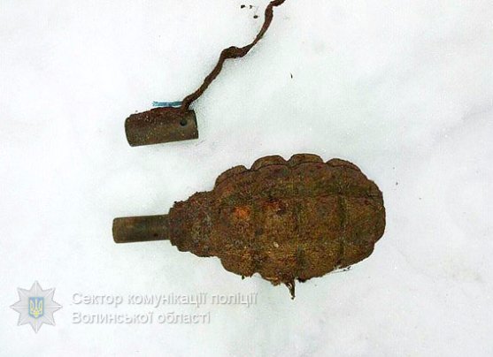 На Волині  знайшли цілий арсенал боєприпасів  