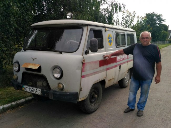 Автотранспорт який перебував в амбулаторії