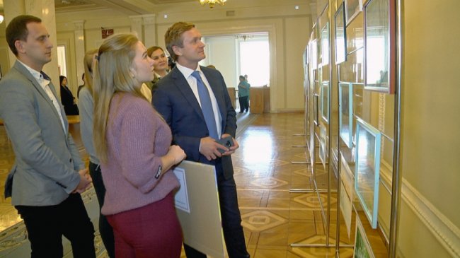 Картини дітей-художників з Луганщини про Волинь представили  у Верховній Раді. ФОТО. ВІДЕО 