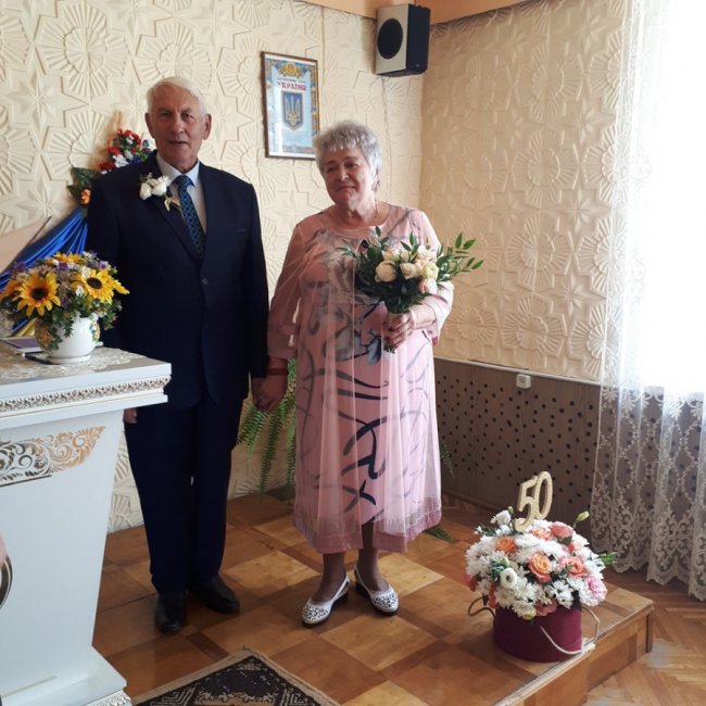На Волині подружжя відгуляло «золоте» весілля. ФОТО
