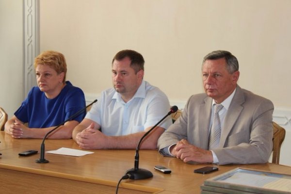 Як у Луцьку вітали будівельників. ФОТО