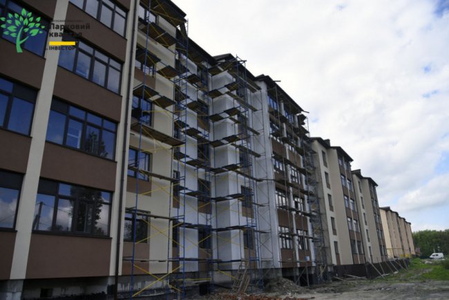 ЖК «Парковий квартал», який у Ковелі зводить «Інвестор», зазеленів. ФОТО