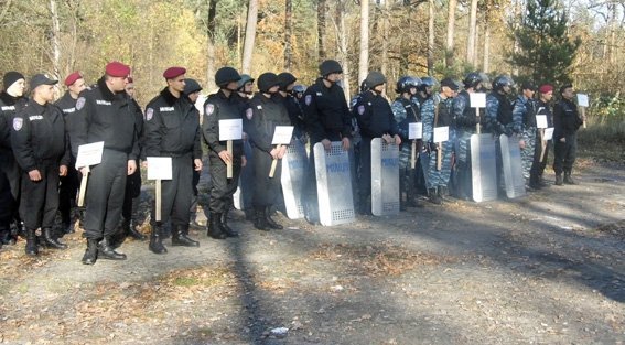 Міліцейські навчання на Волині. ФОТО