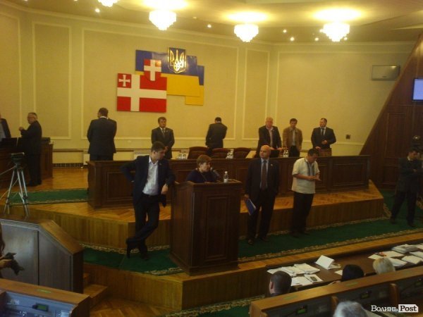 У Волиньраді блокують роботу сесії. ФОТО