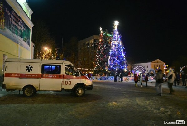 Як у центрі Луцька зустрічали Новий рік. ФОТО