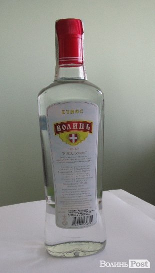 Спиртні напої ТЗоВ «Галичини-Табак», що продають у магазинах Волині