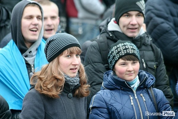 Студентський хід на підтримку євроінтеграції у Луцьку. ФОТО