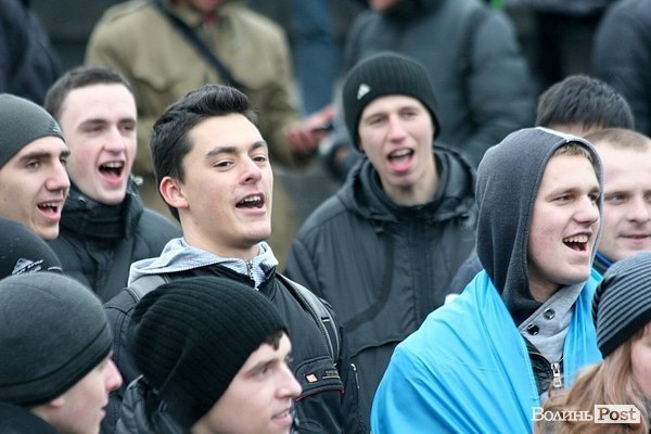 Студентський хід на підтримку євроінтеграції у Луцьку. ФОТО