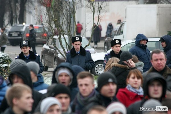 Студентський хід на підтримку євроінтеграції у Луцьку. ФОТО