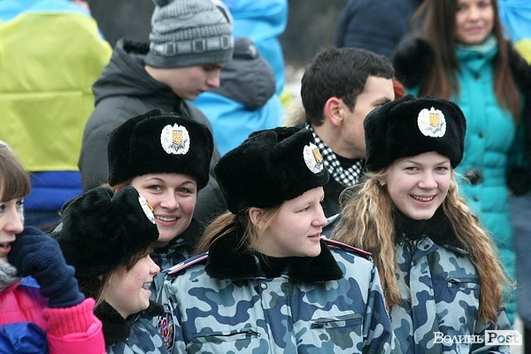 Студентський хід на підтримку євроінтеграції у Луцьку. ФОТО