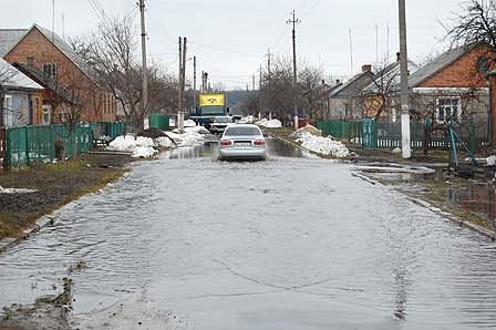 На Волині «поплив» райцентр. ФОТО