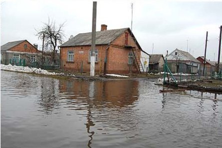 На Волині «поплив» райцентр. ФОТО