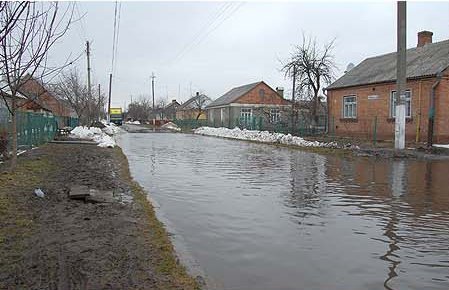 На Волині «поплив» райцентр. ФОТО