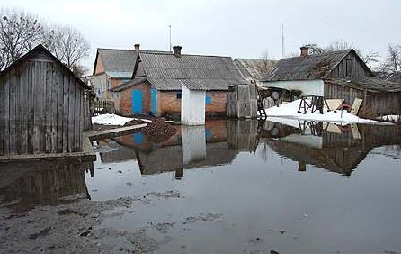 На Волині «поплив» райцентр. ФОТО
