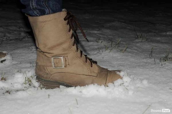 Сніг у Луцьку. ФОТО