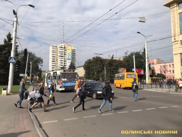 У центрі Луцька не працюють три світлофори. ФОТО