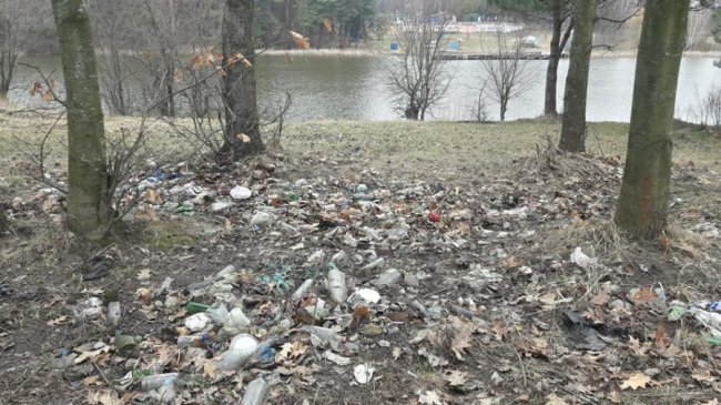 Біля дитячого табору під Луцьком – стихійне сміттєзвалище. ФОТО