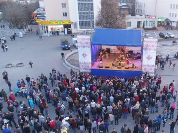 «Великдень у Луцьку» з висоти пташиного польоту. ФОТО