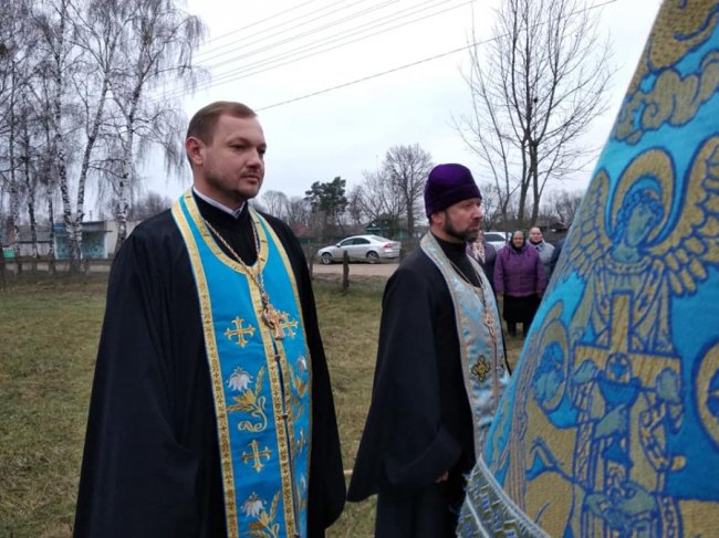 У селі на Волині освятили місце для побудови храму. ФОТО