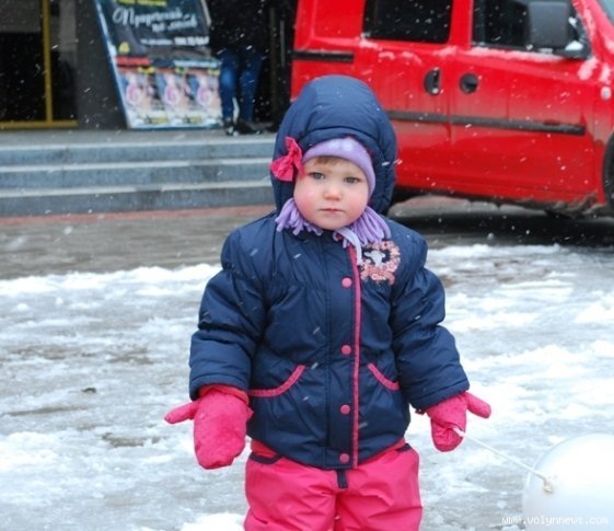 8 Березня в центрі Луцька. ФОТО