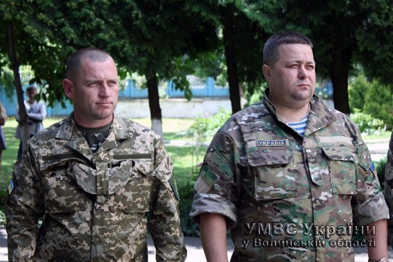 Волинських правоохоронців відправили в АТО. ФОТО 