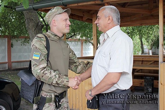Волинських правоохоронців відправили в АТО. ФОТО 