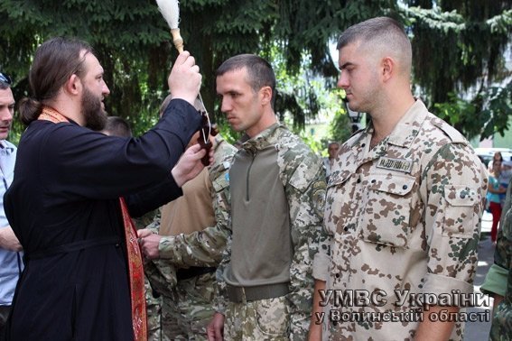 Волинських правоохоронців відправили в АТО. ФОТО 