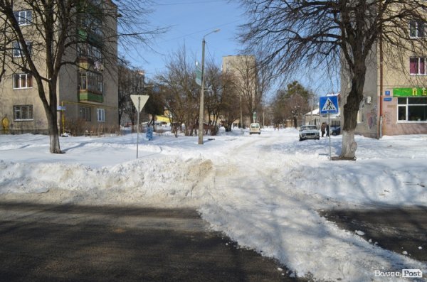 Луцьк після снігопаду. ФОТО
