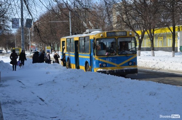 Луцьк після снігопаду. ФОТО