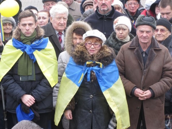 Марш Євромайданівців у Донецьку. ФОТО. ВІДЕО