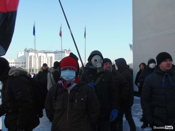 Волинська ОДА: штурм, який не відбувся. ФОТОРЕПОРТАЖ