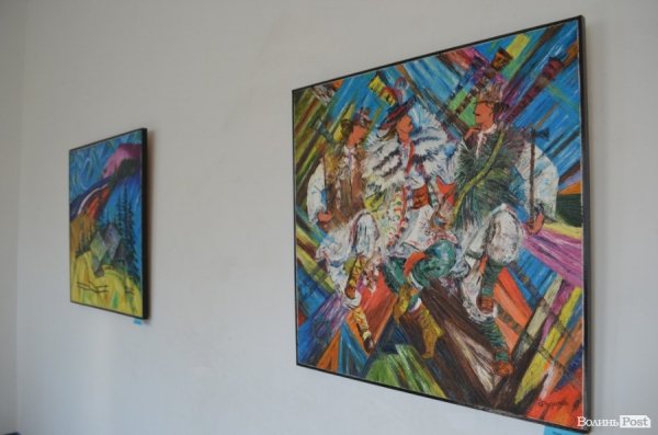 Коли полотна танцюють: у Луцьку відкрили виставку картин «в чотири руки». ФОТО