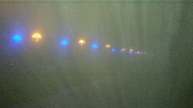 Туманна ніч у Луцьку: неймовірні світлини