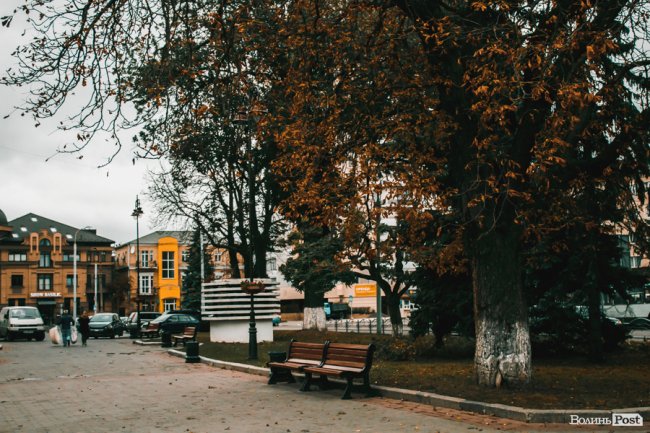 Похмура осінь у Луцьку. ФОТО