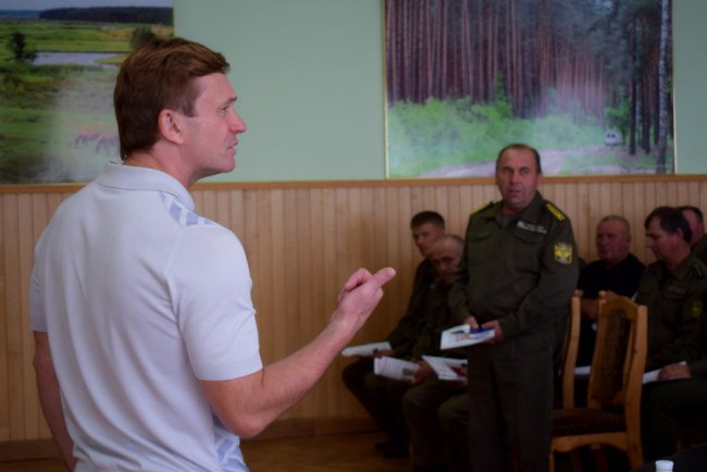 Степан Івахів зустрівся із волинськими лісівниками*