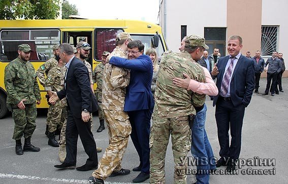 У Луцьку відбулась ротація оперативників в зону АТО. ФОТО