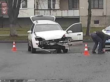 Від удару автомобілі розлетілися дорогою: у Луцьку трапилася ДТП. ОНОВЛЕНО