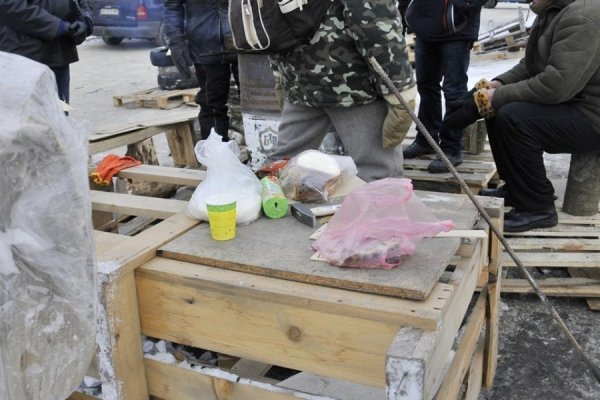 Ранок на луцьких барикадах. ФОТО