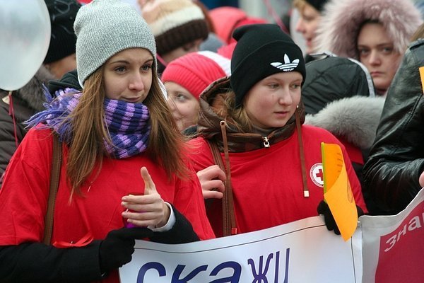 У Луцьку - хода проти СНІДу. ФОТО