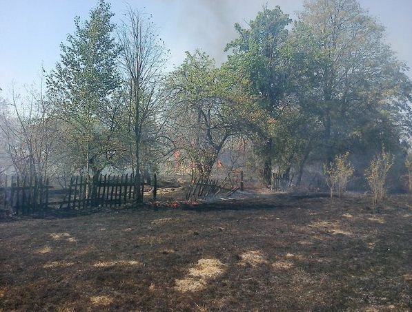 На Волині двічі горів хутір. ФОТО