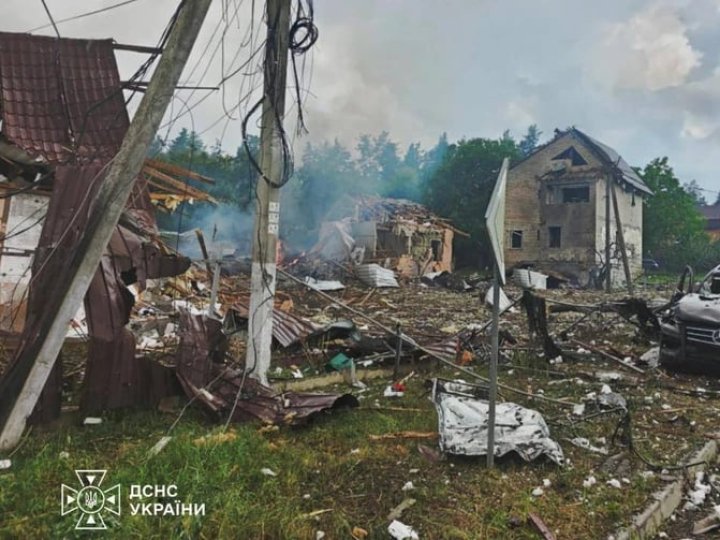 По полігону на Київщині влучили дві балістичні ракети РФ, - ПС
