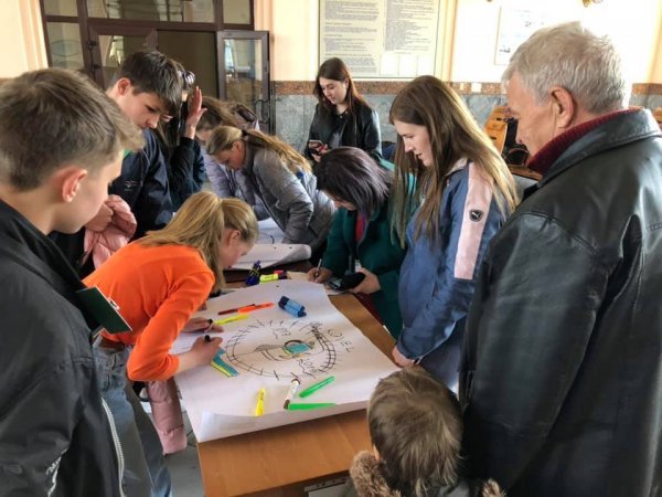 Залізничники влаштували тематичний квест для волинських школярів. ФОТО