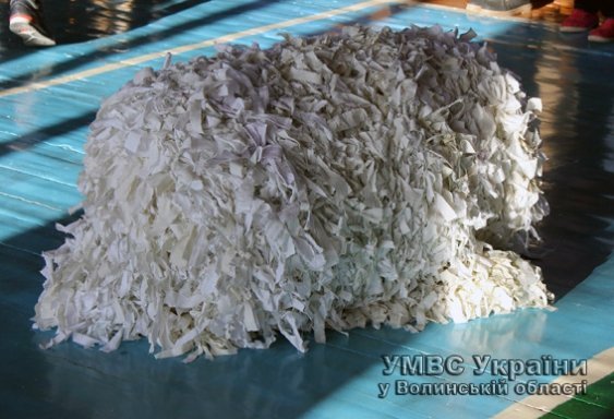 Луцькі школярі власноруч виготовили маскувальну сітку для бійців АТО. ФОТО