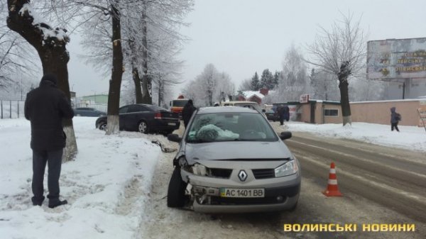 На Ківерцівській не розминулися Opel та Renault