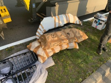  На «Ягодині» затримали вантажівку з контрабандним товаром