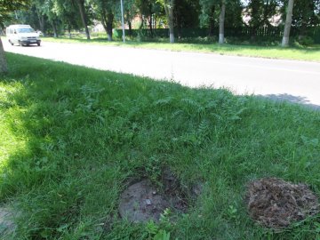 У Володимирі поблизу зупинки – небезпечний люк